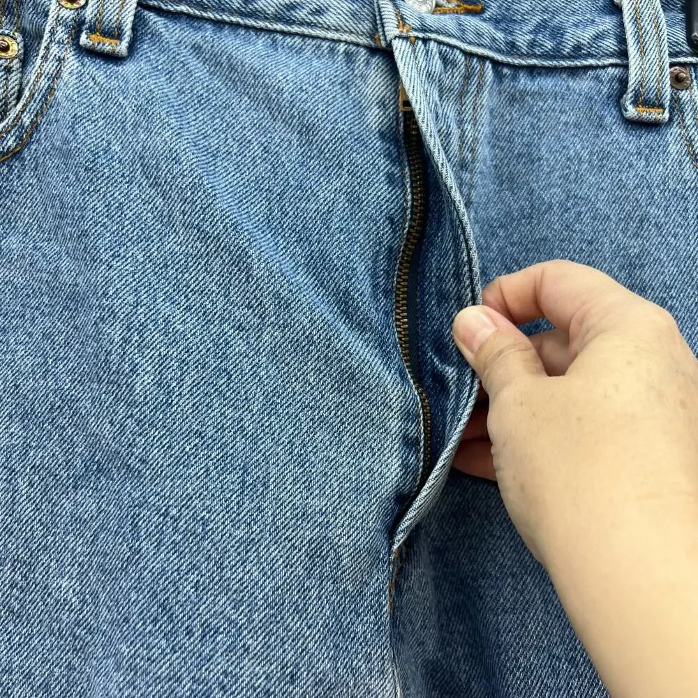 Levi's 517 Jeans Men's 36X30 Blue Bootcut Medium Wash Classic Normcore - Picture 7 of 15